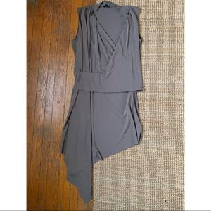 COS Asymmetrical Front Draped Dress